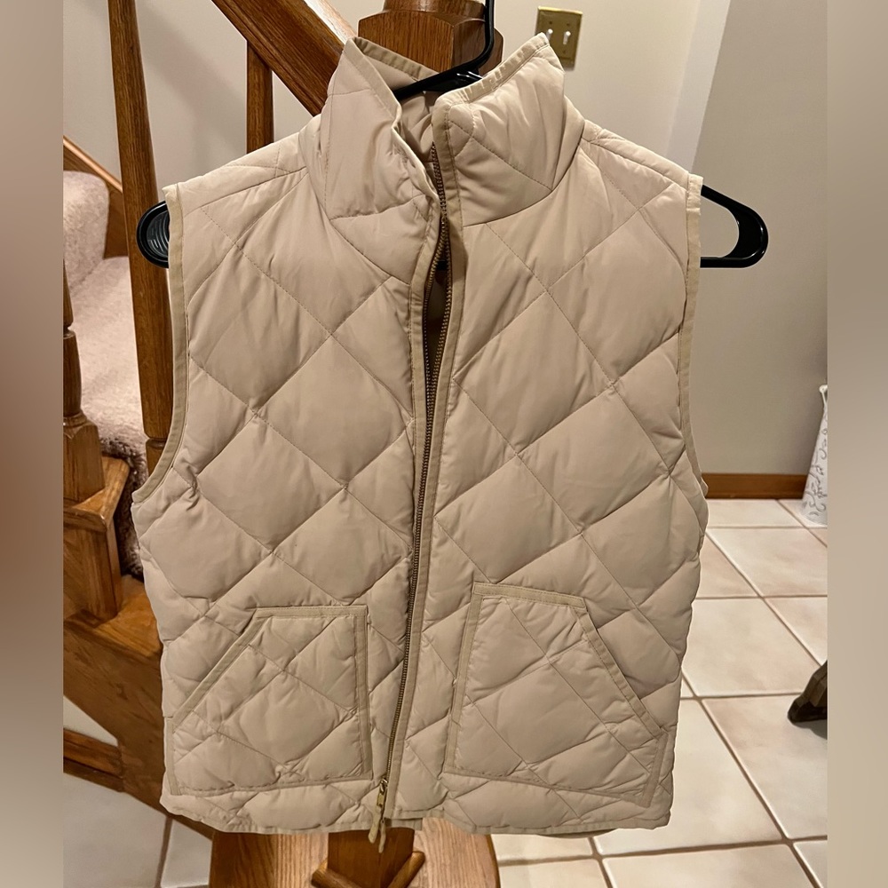 Jcrew cream vest